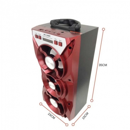 Prenosima-Bluetooth-tonkolona-s-LED-svetlini-Redmaine-MS-268BT-MS-268BT