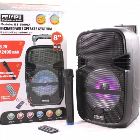Feiyipu-8-ES-5000A-Aktivna-tonkolona-s-LED-svetlini-bezzicen-mikrofon-i-distanconno-50W-FM-radio-TF-card-USB-Bluetooth-AUX-sha_E