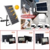 Соларен LED прожектор 50/80/120W с отделен панел и дистанционно управление