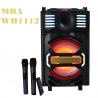 ЛИКВИДАЦИЯ: караоке тонколона 12 инча MBA WH1112  330W, RMS 150W, диско LED светлини