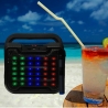 Мощна, ударо- и влагоустойчива караоке тонколона BS18 BLUETOOTH, 25W