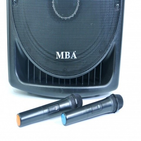 Aktivna-kareoke-tonkolona-MBA-F15A-s-disko-svetlini-i-2-bezzicni-mikrofona-2070