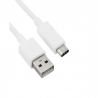 Най-новит стандарт кабел USB - Type C, 1m WHITE