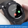 Стилен смарт часовник V8 BLACK с блутут, камера и SIM карта, смарт телефон на ръката ти