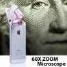 Портативен микроскоп за мобилен телефон с увеличение 60X CELLPHONE MICROSCOPE 60X