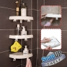 Универсален ъглов рафт SNAP UP SHELF,  23 см, закрепване без пробиване към всеки прав ъгъл