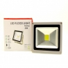 20W LED прожектор за външен монтаж, слим дизайн, черен цвят