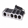 Разклонител за запалка с четири гнезда - 4х 12V-24V + 2x USB 5V - WF 4008