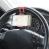 Иновативна стойка за телефон за волана на автомобила CAR ST.WHEEL1761 phone socket holder