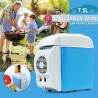 Компактен  инверторен авто хладилник за храна и напитки, 7.5L, 12V, 37W, охлажда и затопля