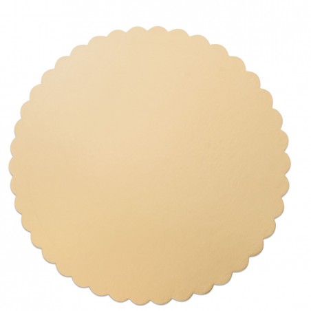 Подложка за торта - златиста - 2 бр.