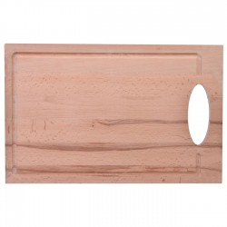 Дъска за рязане - дървена - улей