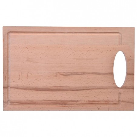 Дъска за рязане - дървена - улей