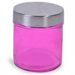 Буркан - стъклен - лилав - 300 мл.