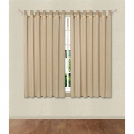 Завеса - бежова - 140 х 140 см.