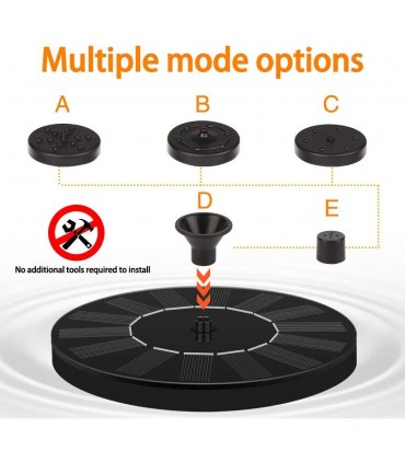 Джъмбо соларен фонтан за градина