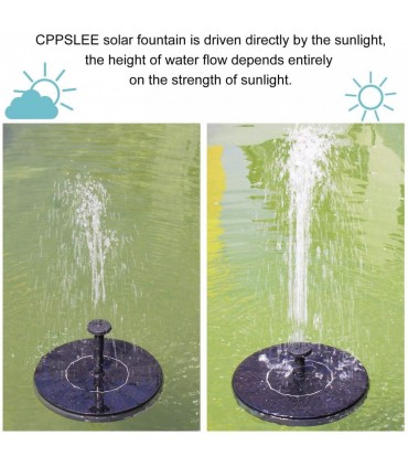 Джъмбо соларен фонтан за градина