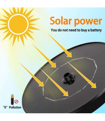 Джъмбо соларен фонтан за градина