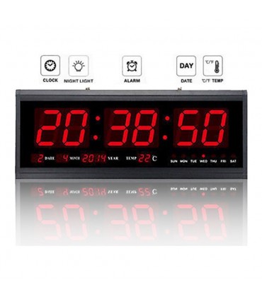 Голям стенен часовник електронен модел 4819