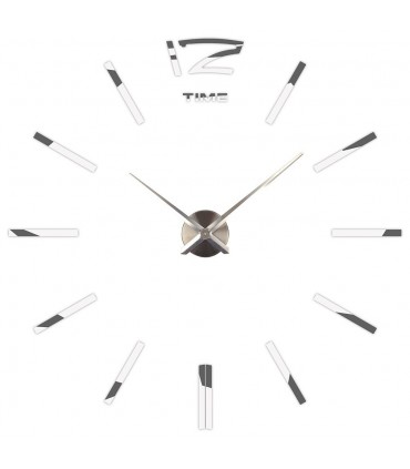 Самозалепващ 3D стенен часовник с чертички