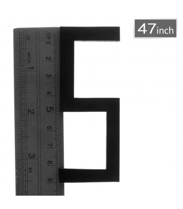 Декоративен стенен часовник без рамка с 3д цифри