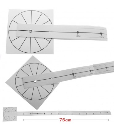 Декоративен стенен часовник без рамка с 3д цифри