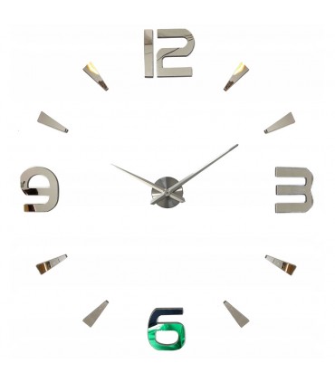 Много красив и модерен 3Д стенен часовник с