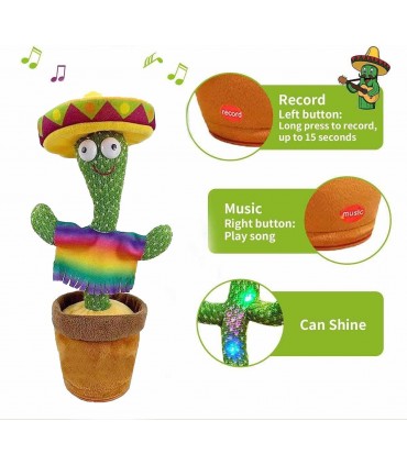 Играчка танцуващ кактус