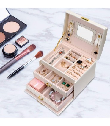 Кутия за бижута тип куфар - код 1756