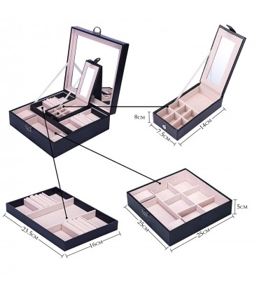 Луксозна кутия за бижута - код 1755