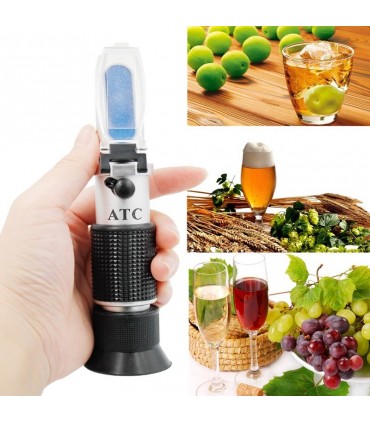 Рефрактометър за захар и алкохол