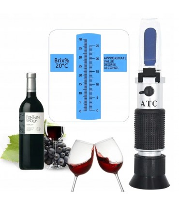 Рефрактометър за захар и алкохол