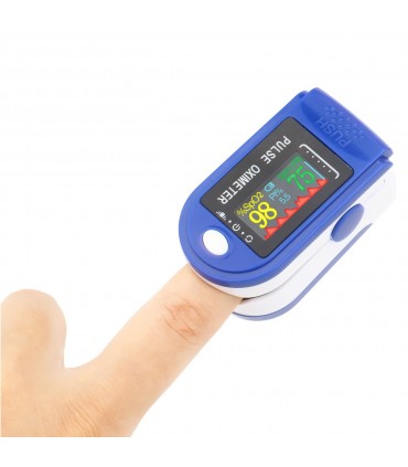 Оксиметър за пръст за измерване на пулс и кислород в кръвта
