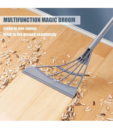 Магическа силиконова метла за сухо и мокро почистване