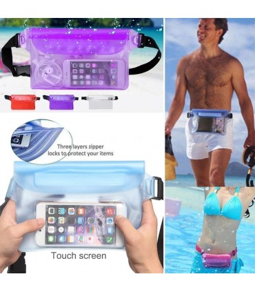 Водоустойчива чанта за телефон и документи за кръста