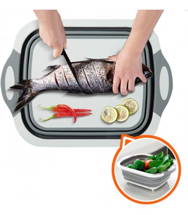 Сгъваема купа с вградена дъска и гевгир 3 в 1