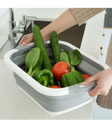 Сгъваема купа с вградена дъска и гевгир 3 в 1