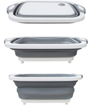 Сгъваема купа с вградена дъска и гевгир 3 в 1