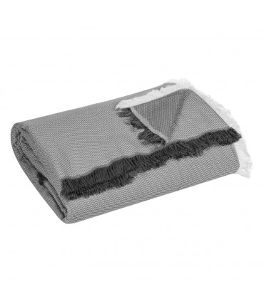 Декоративен килим Rush Grey Bicolour Fringes White Anthracite 230x180cm