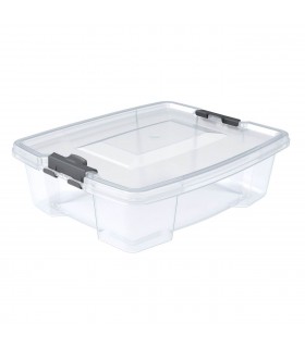Кутия за съхранение Пластмасов прозрачен капак 1.5lt