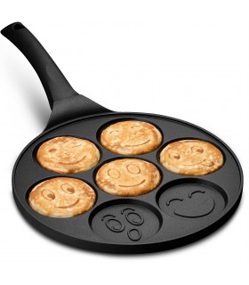 Тиган за палачинки с форми на емотикони усмивки