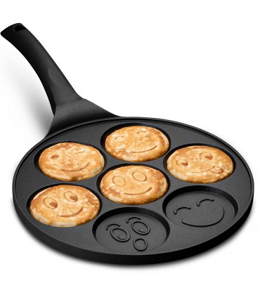 Тиган за палачинки с форми на емотикони усмивки