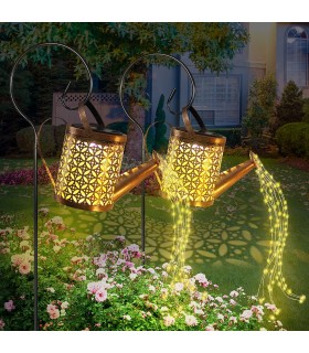 Соларна лампа декоративна градинска лейка