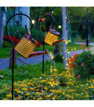 Соларна лампа декоративна градинска лейка