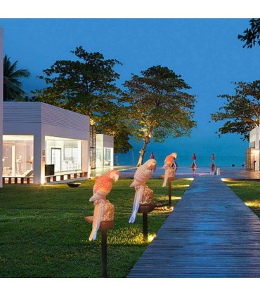 Соларна лампа за градина Папагал