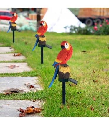 Соларна лампа за градина Папагал