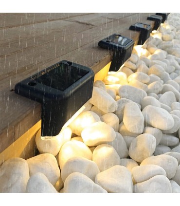 Соларни лампи за стъпала, парапети или тераса