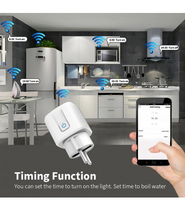 16A Смарт WiFi контакт