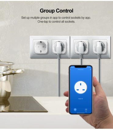 20A смарт контакт за климатик, бойлер и други с управление от телефон