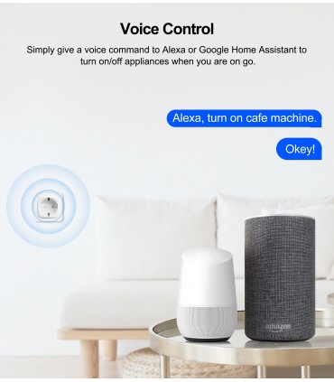 20A смарт контакт за климатик, бойлер и други с управление от телефон